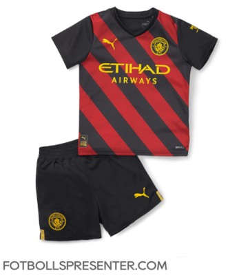 Manchester City Bortatröja Barn 2022-23 Kortärmad (+ korta byxor)